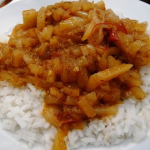 Gluténmentes kapros-tökös lecsó