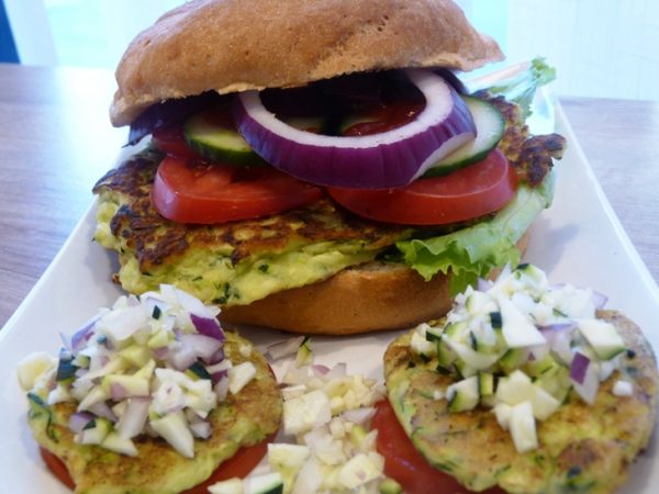 cukkini burger gluténmentes