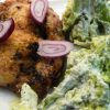 vaslapon sült csirkecomb brokkoli salátával gluténmentes