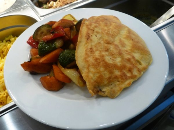 Gluténmentes orly halszelet grill zölddel